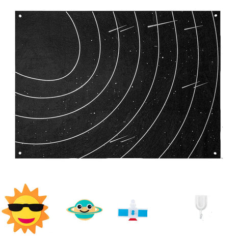 Colorful Interactive Kids Felt Play Board - Luxicro