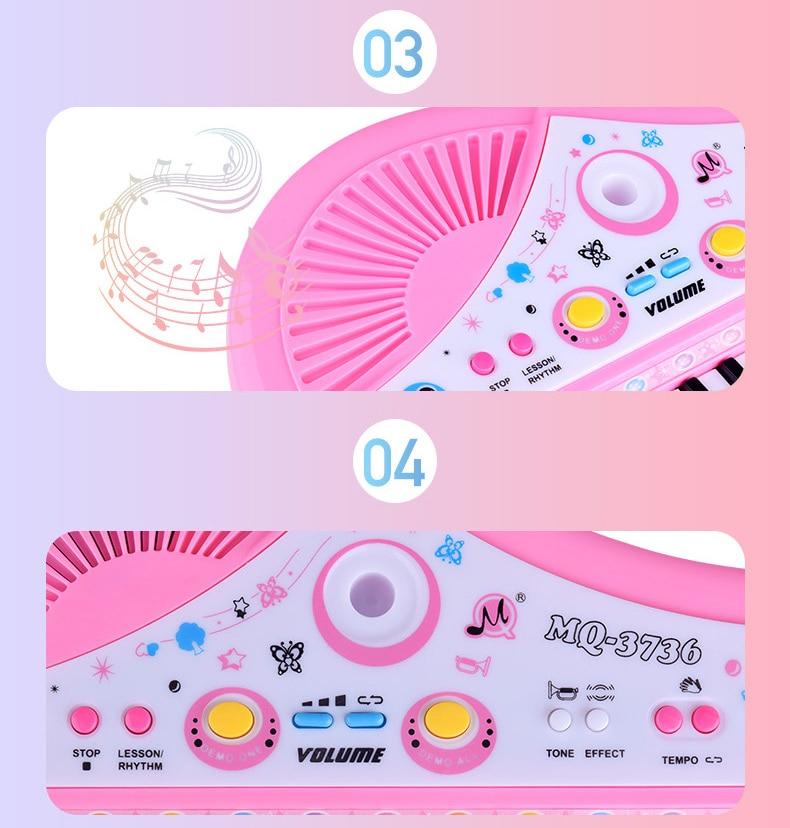 Colorful Children's Electronic Keyboard Piano