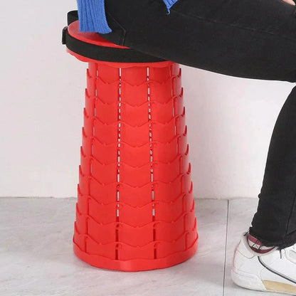 Compact Collapsible Folding Stool - Luxicro