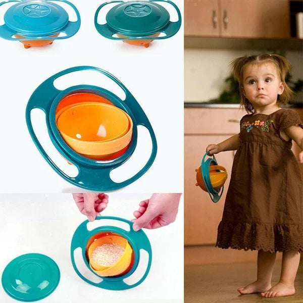 Easy Eat Spill Proof Rotating Bowl