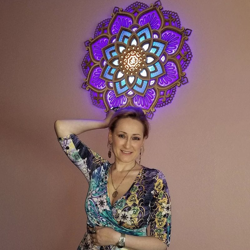 Colorful Meditation LED Night Lamp