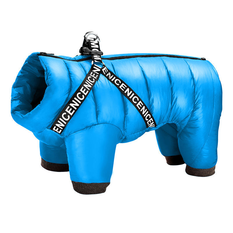 Cozy Fleece Lined Dog Coat for Cold Winter Days