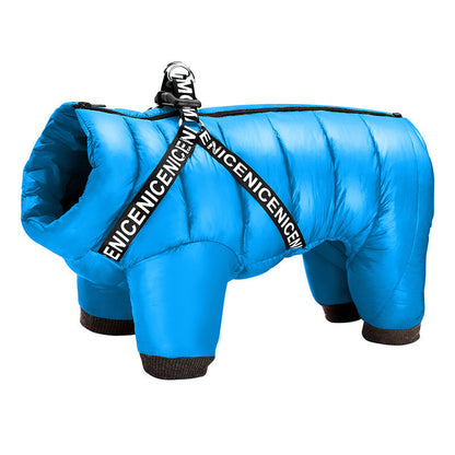 Cozy Fleece Lined Dog Coat for Cold Winter Days