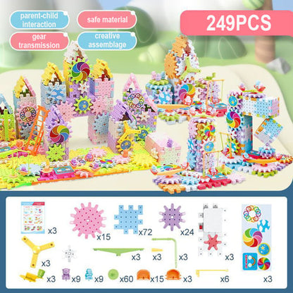 Interactive Kids Building Blocks Toy Set