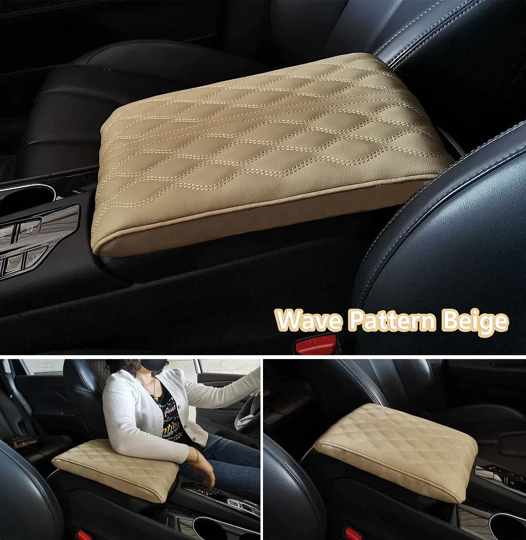 Premium Leather Armrest Pillow