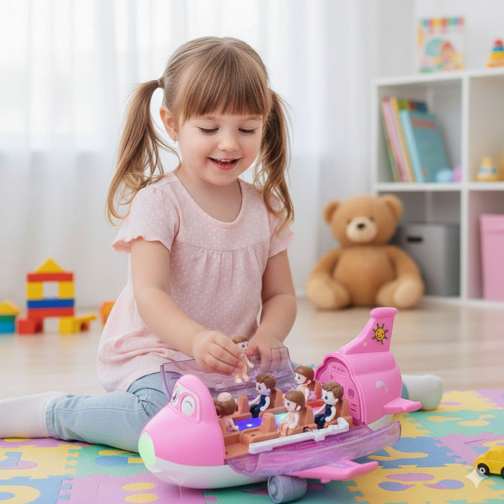 Colorful Flying Plane Toy - Luxicro