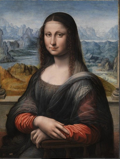 Funny Mona Lisa Canvas Wall Art Print