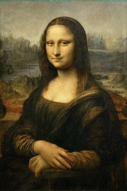 Funny Mona Lisa Canvas Wall Art Print