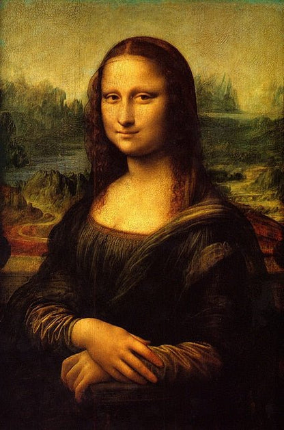 Funny Mona Lisa Canvas Wall Art Print