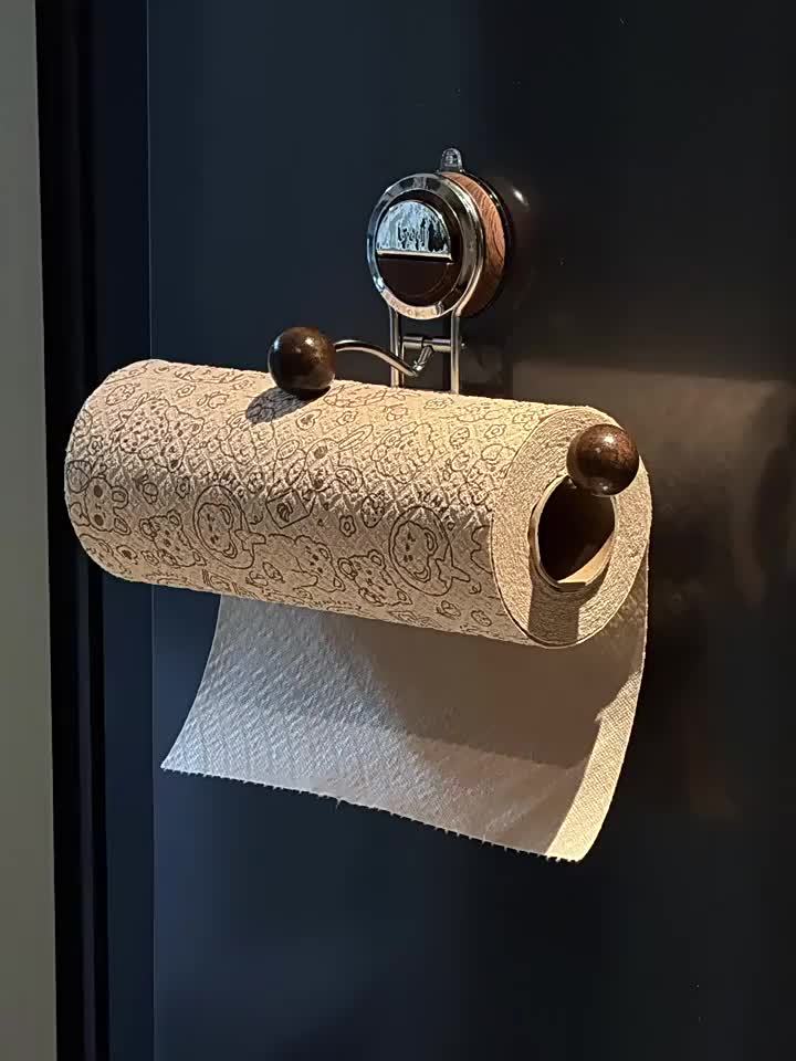 Adhesive Metal Paper Towel Holder