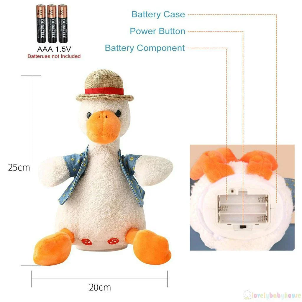 Funny Quacking Duck Plush Toy