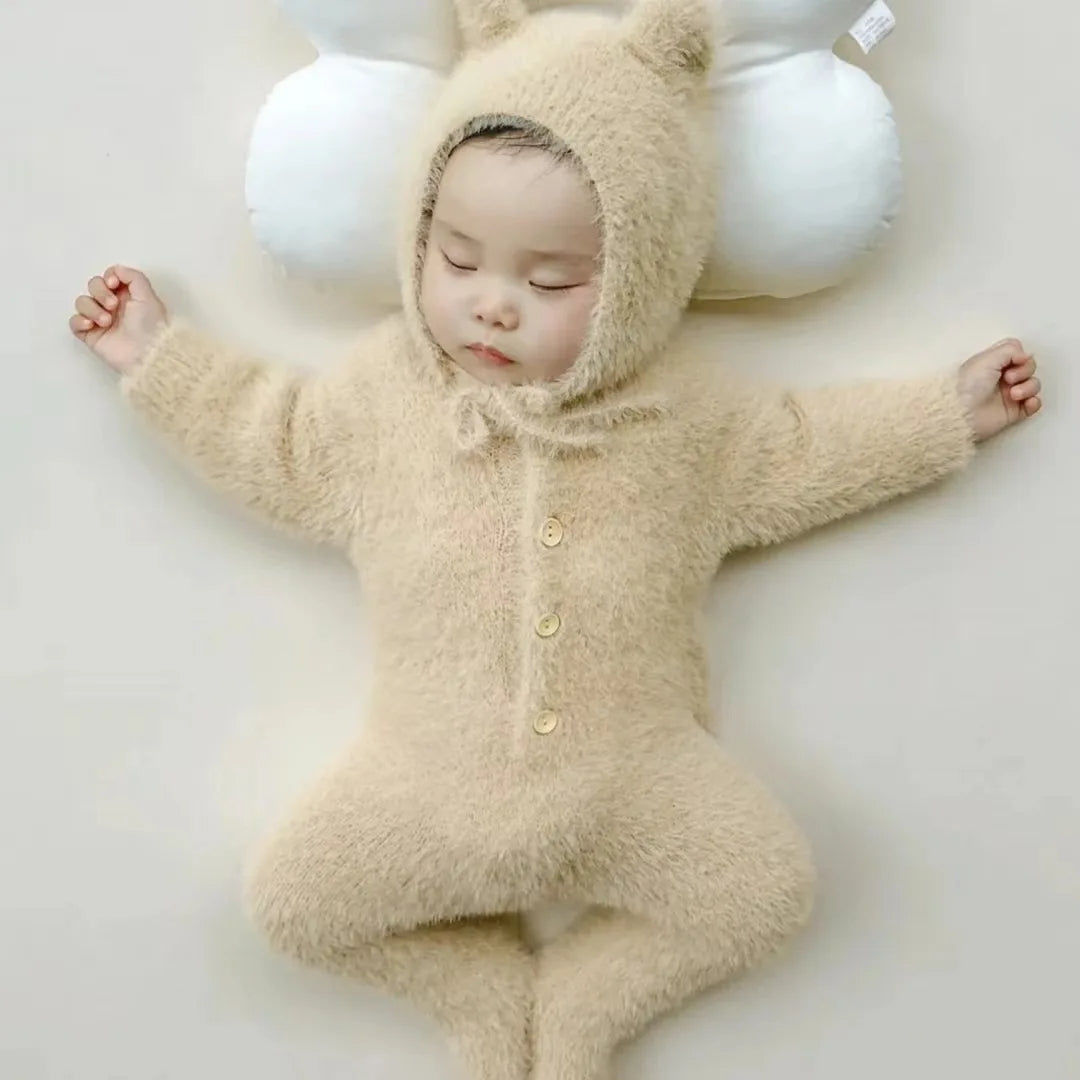 Cute Plush Infant Jumpsuit Romper