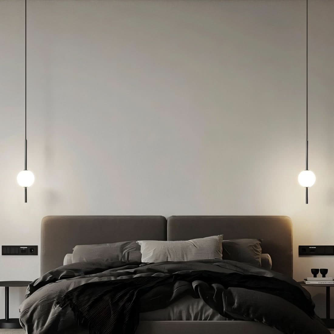 Elegant Glass Pendant LED Hanging Light