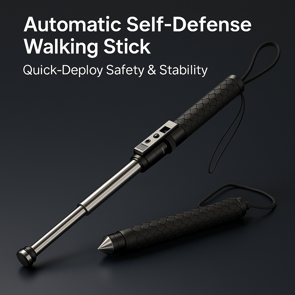 Secure Walking Cane with Balance Support - Luxicro