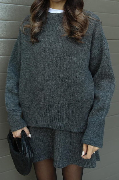 Cozy Chic Women's Sweater Skirt Outfit