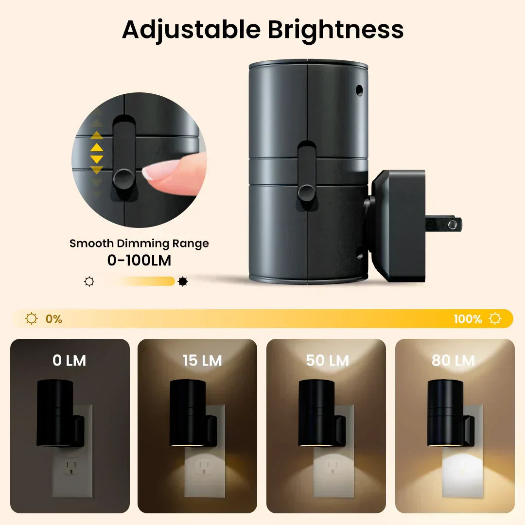 Bright Automatic LED Nightlight with Motion Detector