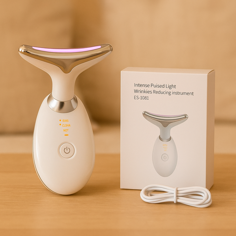 Anti Aging LED Facial Massager for Face and Neck