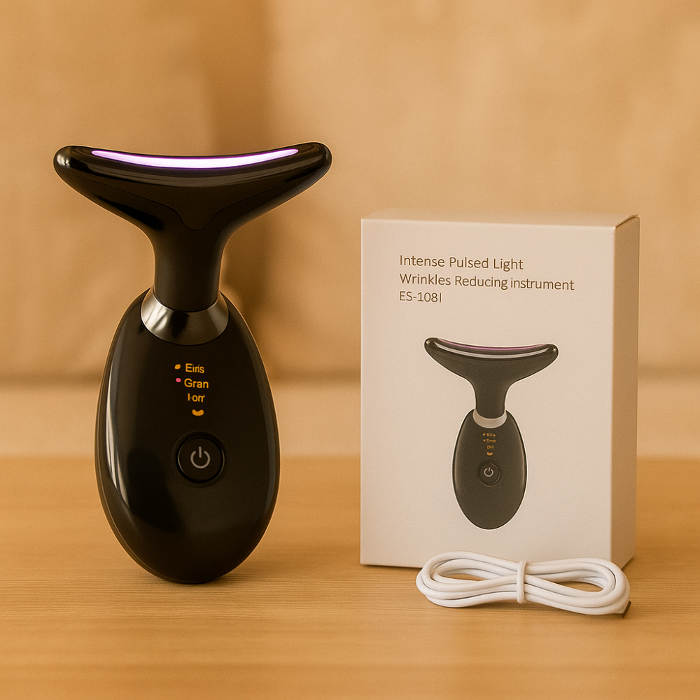 Anti Aging LED Facial Massager for Face and Neck - Luxicro