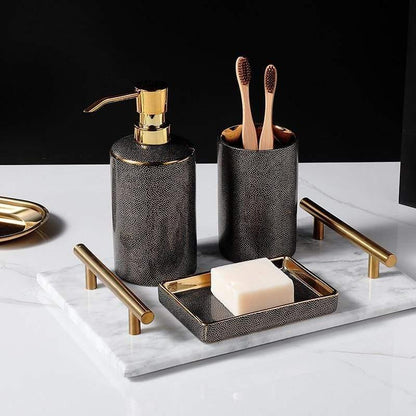 Stylish Bathroom Counter Storage Set - Luxicro