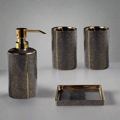 Stylish Bathroom Counter Storage Set