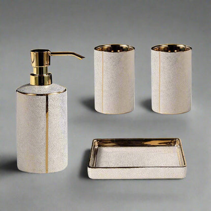 Stylish Bathroom Counter Storage Set