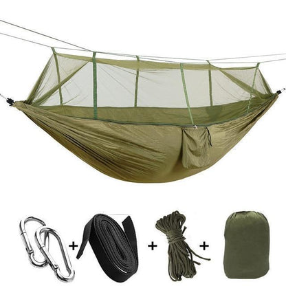 Compact Travel Hammock with Bug Net - Luxicro