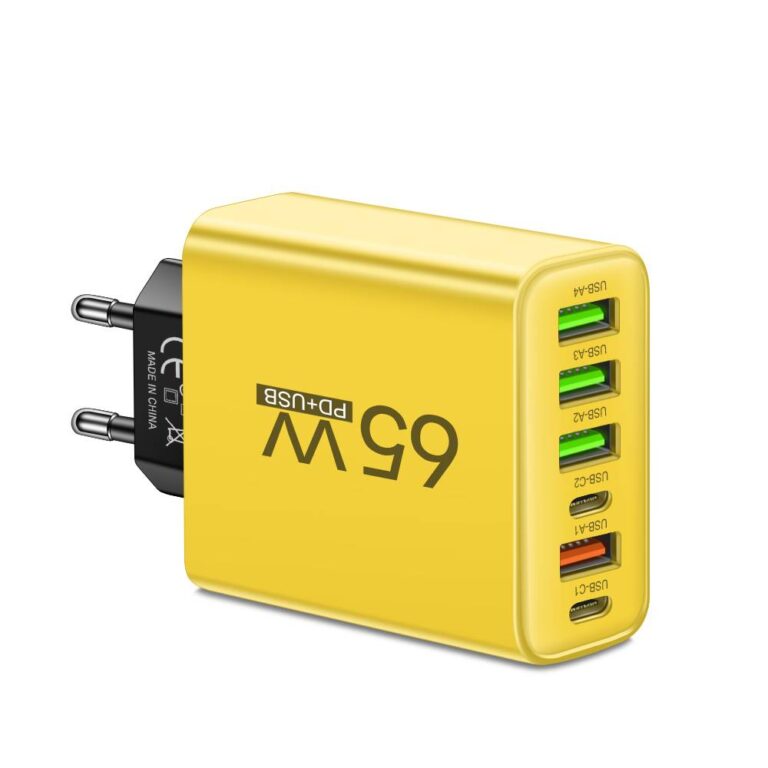 Fast 6 Port USB Charger for Home and Travel Use