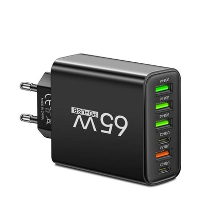 Fast 6 Port USB Charger for Home and Travel Use