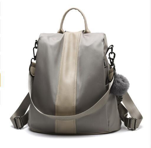 Secure Ladies Leather Travel Backpack