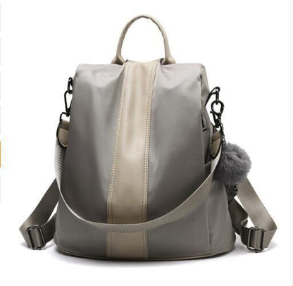Secure Ladies Leather Travel Backpack