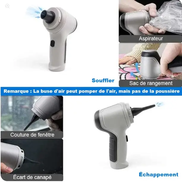 Compact Powerful Auto Vacuum Cleaner