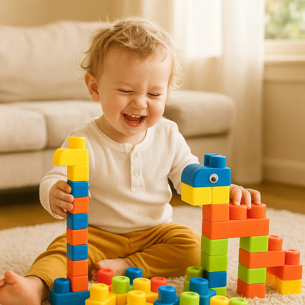 Soft Kids Foam Building Blocks for Toddler Development