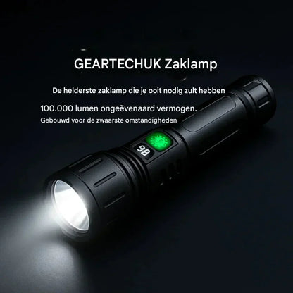 Bright LED Rechargeable Flashlight Torch