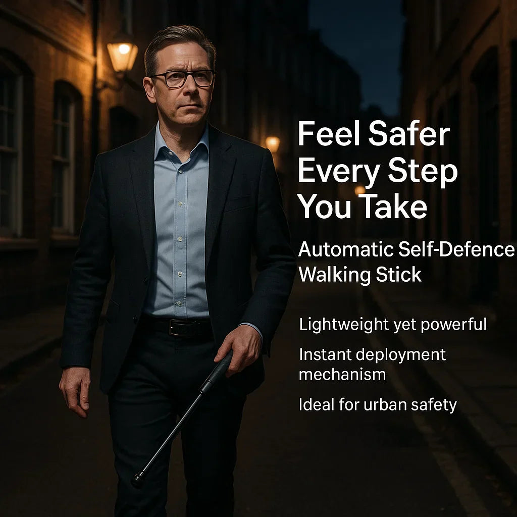 Tactical Folding Walking Stick for Safety and Protection