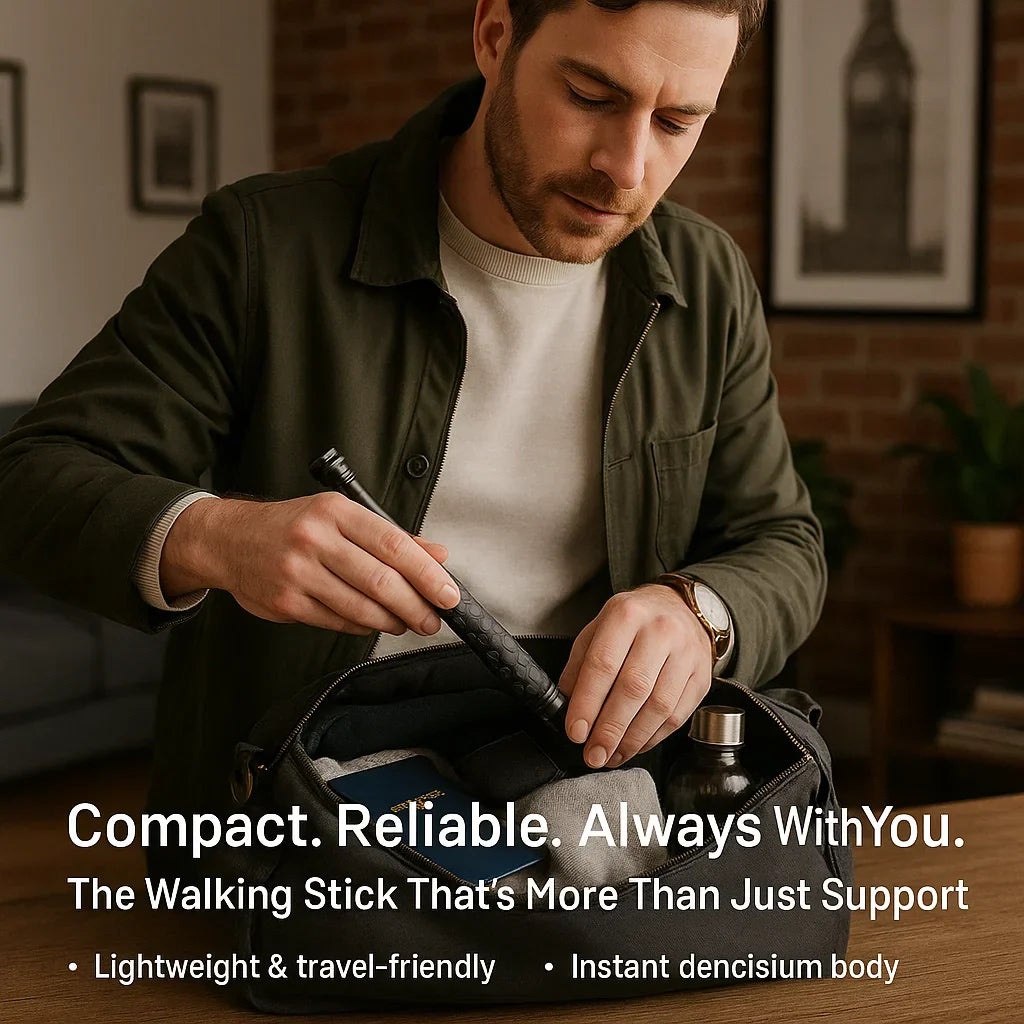Tactical Folding Walking Stick for Safety and Protection