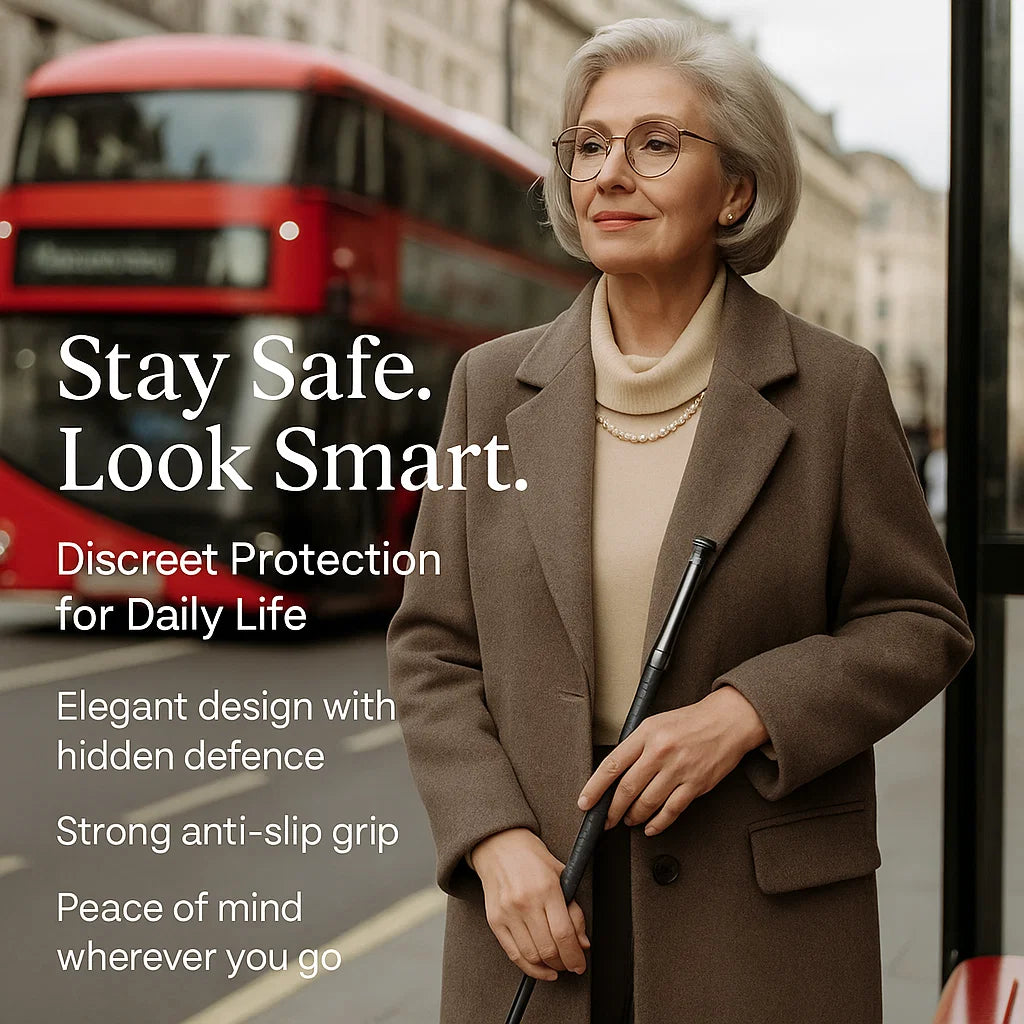 Tactical Folding Walking Stick for Safety and Protection