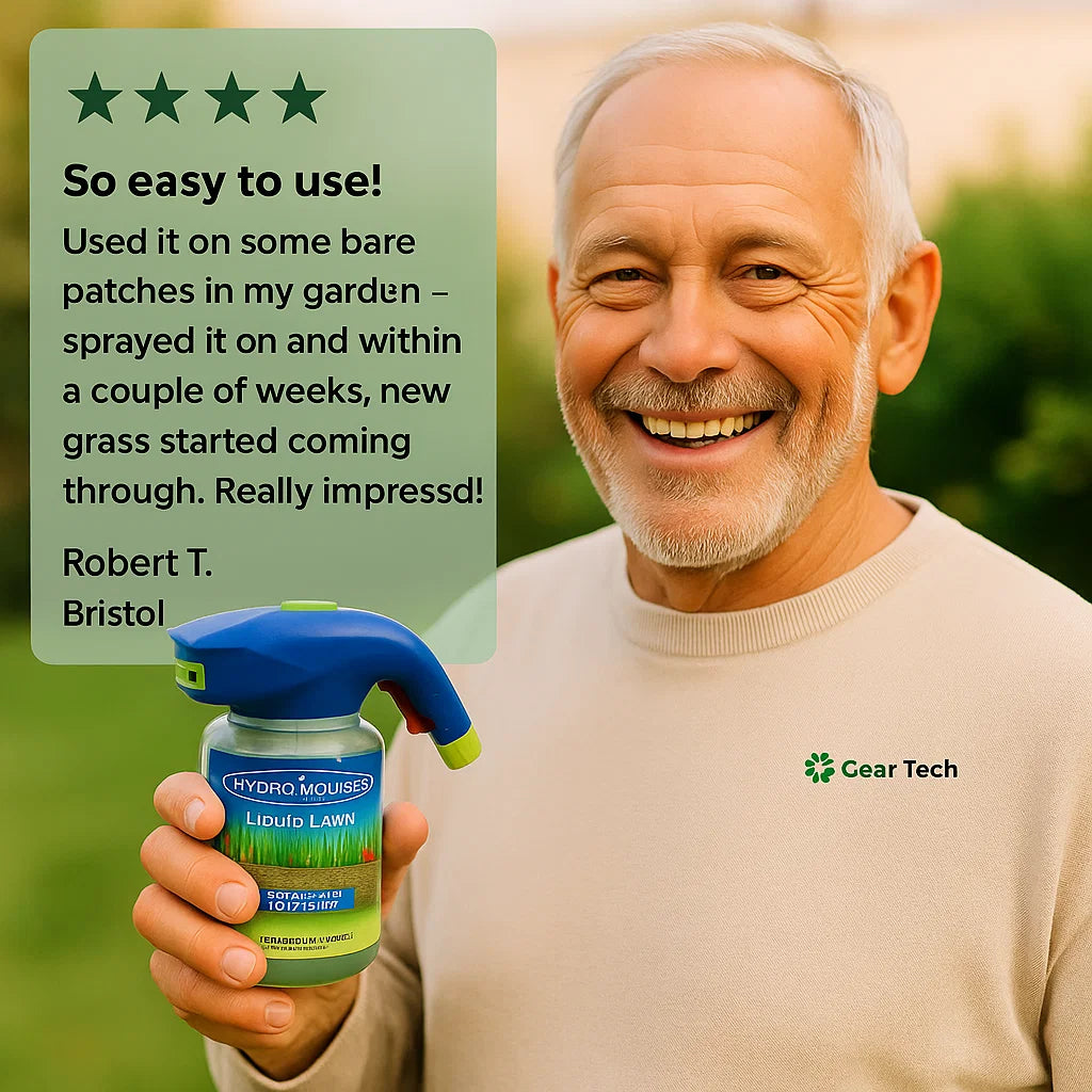 Quick Fix Grass Seed Spray for Thin Lawn Areas
