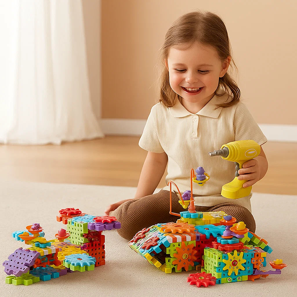 Colorful Kids Building Blocks Toy Set