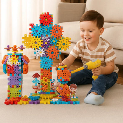 Colorful Kids Building Blocks Toy Set