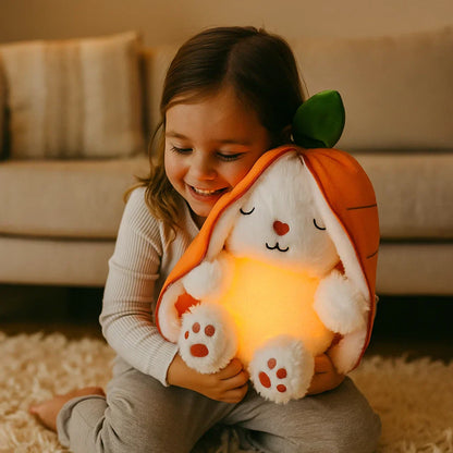 Cuddly Orange Rabbit Soft Toy
