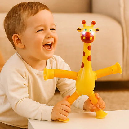 Colorful Soft Giraffe Teether Toy