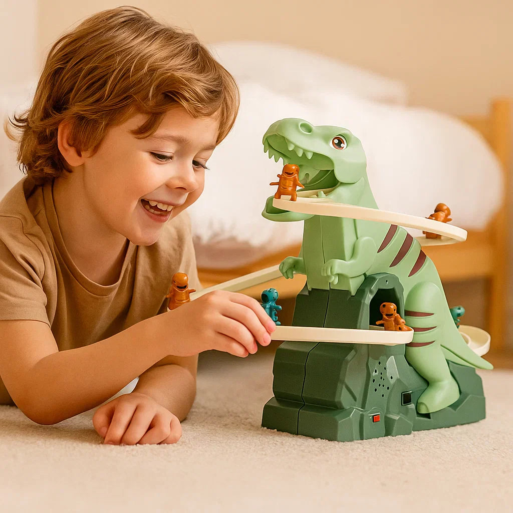 Fun Kids Dino Roller Coaster Ride