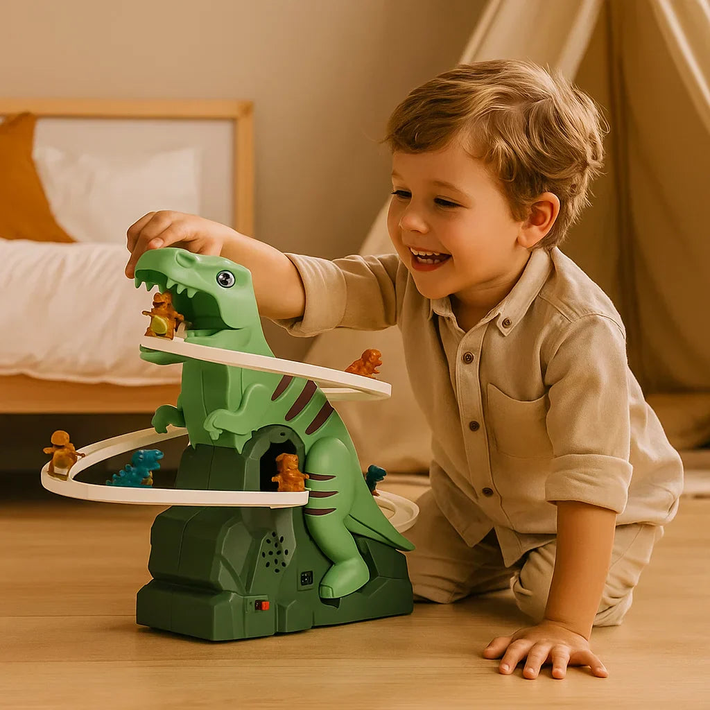 Fun Kids Dino Roller Coaster Ride - Luxicro