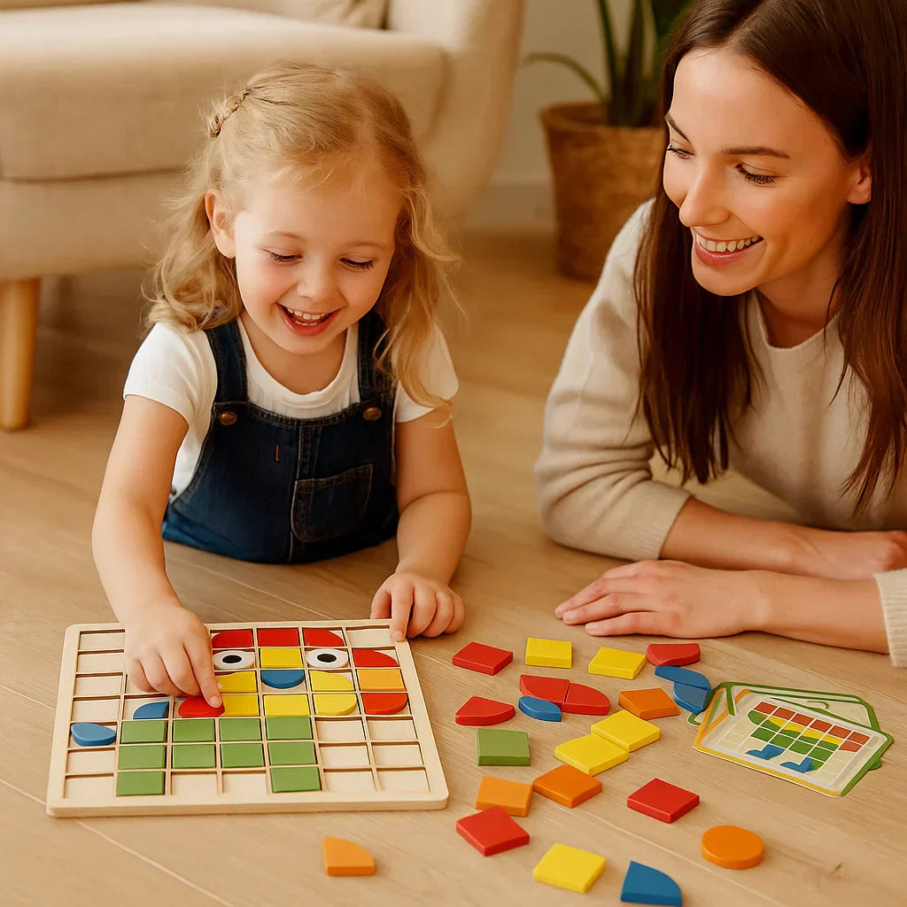 Learning Wooden Shape Sorter Puzzle Game
