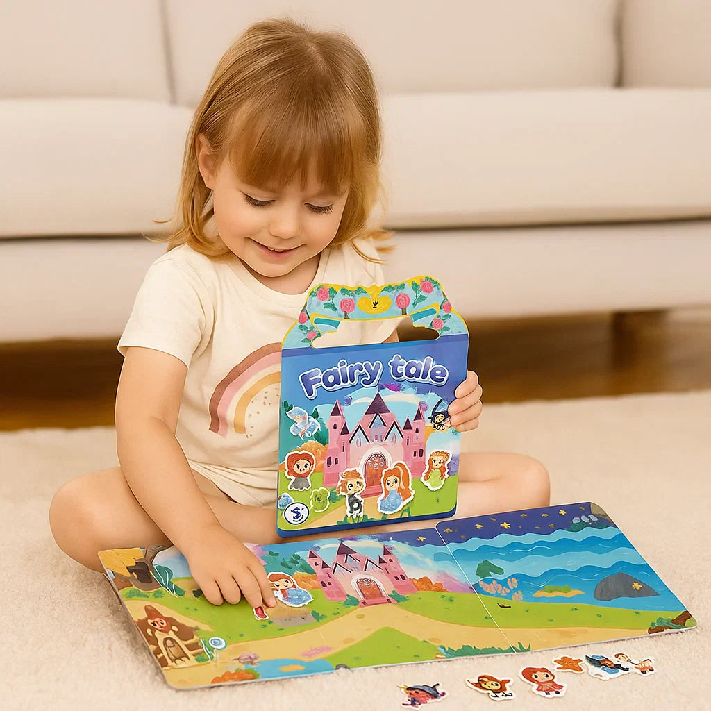 Colorful Reusable Sticker Activity Books for Kids