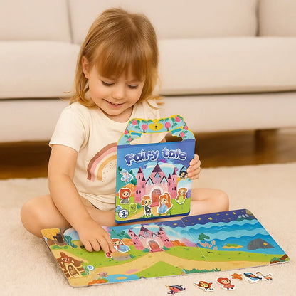 Colorful Reusable Sticker Activity Books for Kids