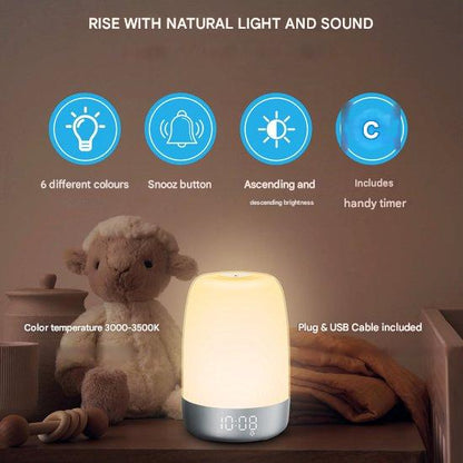 Wake Up Light Alarm Clock with Soothing Sounds