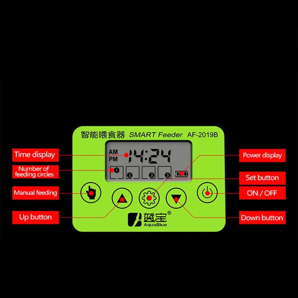 Easy to Use Digital Fish Feeder with Timer