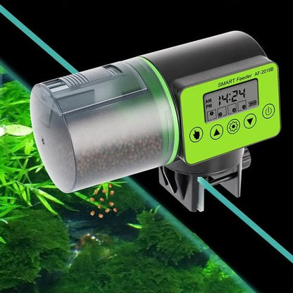 Easy to Use Digital Fish Feeder with Timer - Luxicro