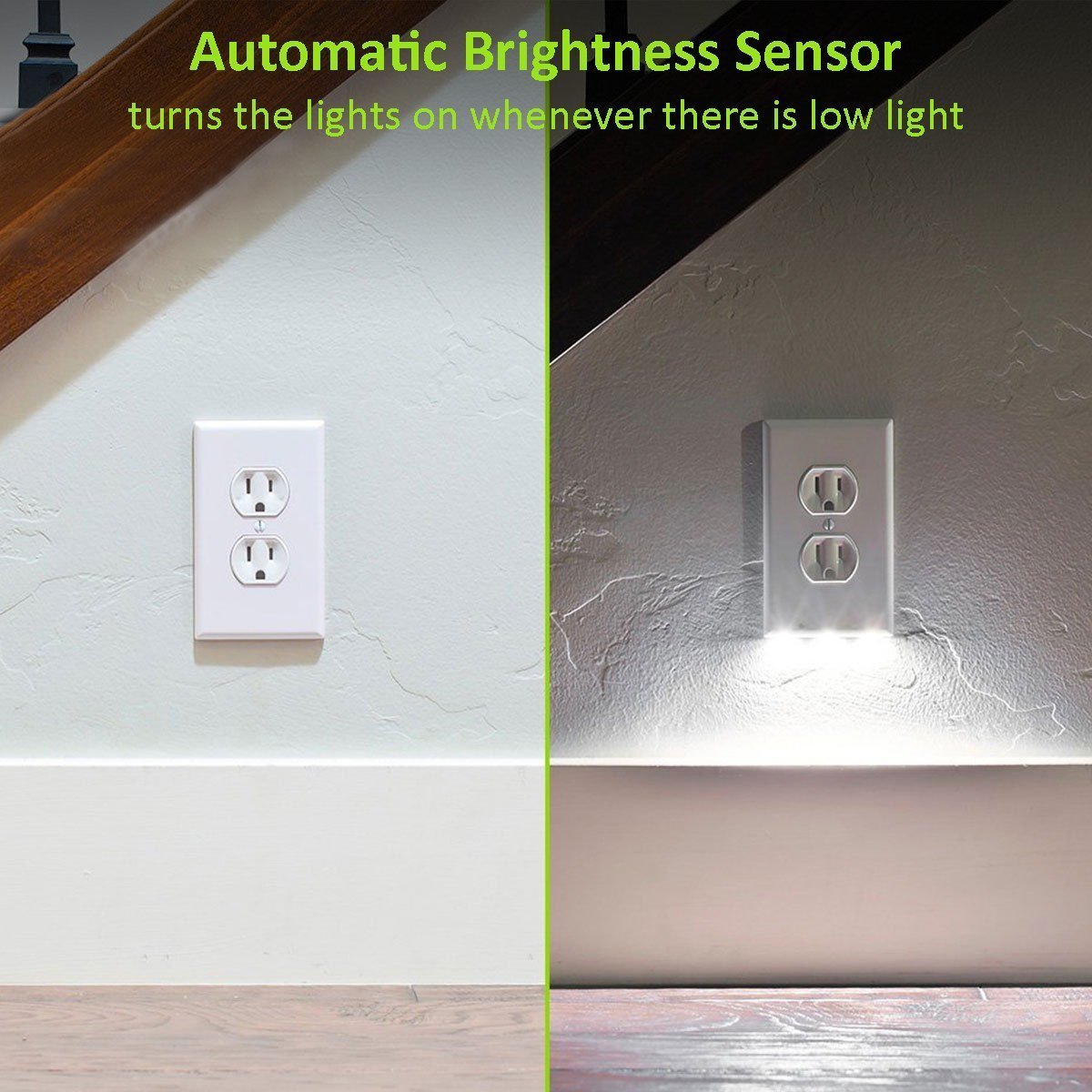 Intelligent LED Socket Cover Plate